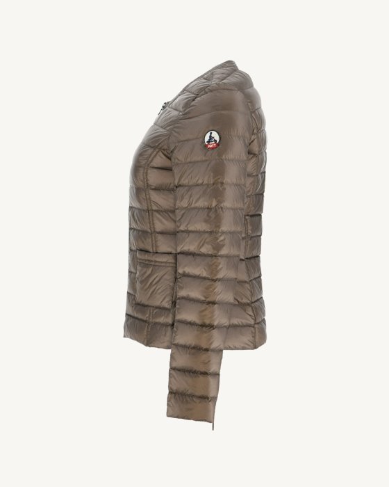 Lightweight Down Jacket Taupe Douda Jott New In