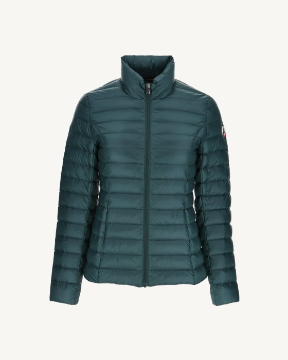 Lightweight Down Jacket Vert Fonce Cha Jott New In