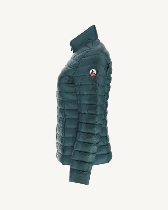 Lightweight Down Jacket Vert Fonce Cha Jott New In
