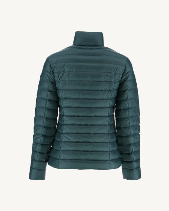 Lightweight Down Jacket Vert Fonce Cha Jott New In