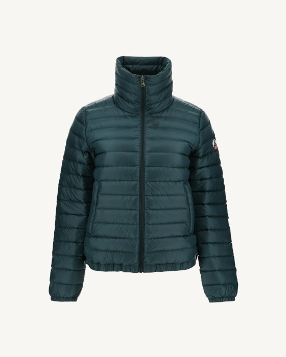 Lightweight Down Jacket Vert Fonce Louisa Jott New In
