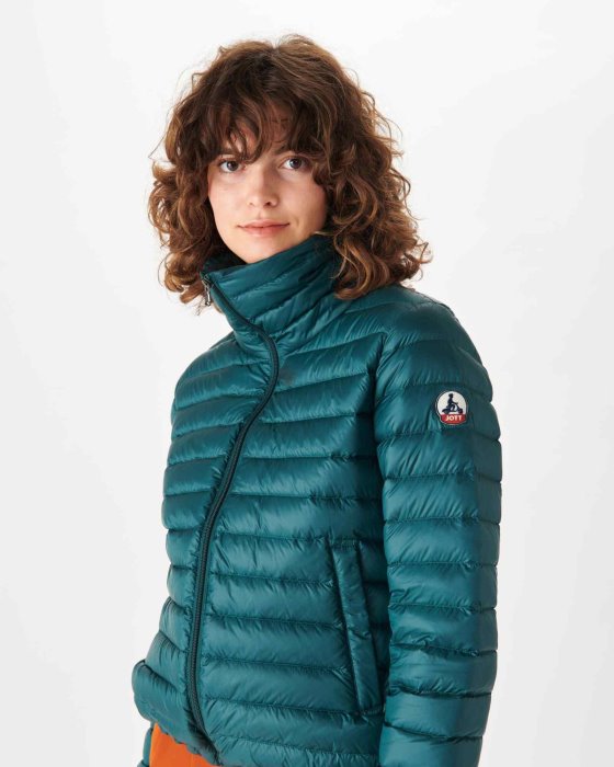 Lightweight Down Jacket Vert Fonce Louisa Jott New In