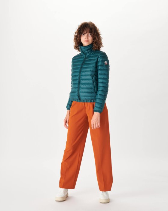 Lightweight Down Jacket Vert Fonce Louisa Jott New In