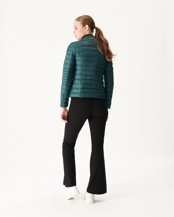 Lightweight Down Jacket Vert Fonce Nina Jott New In