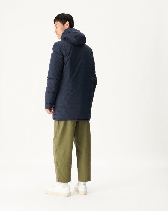 Marine/Rouge Reversible Light Puffer Jacket Amsterdam Jott New In