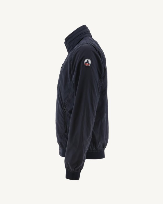 Navy Oregon Jacket With Foldaway Hood Jott New In