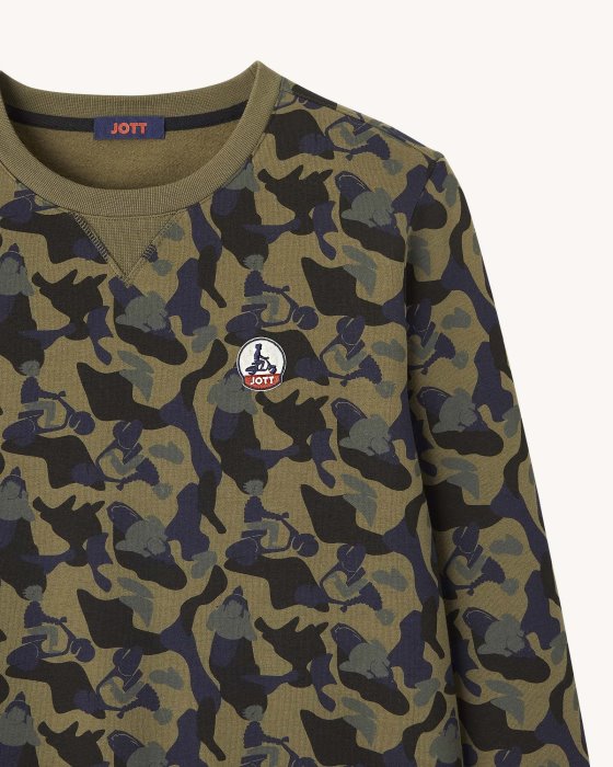 Print Militaire Sweatshirt Braga Jott New In