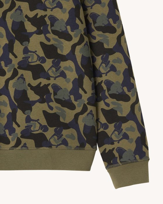 Print Militaire Sweatshirt Braga Jott New In