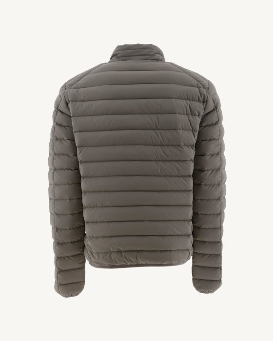 Taupe Aragon Lightweight Stretch Puffer Jacket Jott New In
