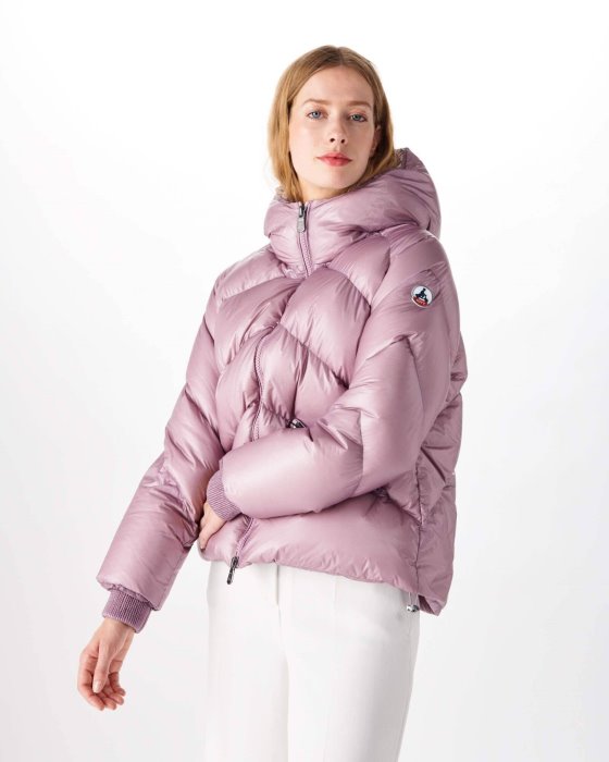 Violet Extreme Cold Hooded Puffer Jacket Stellar Jott New In