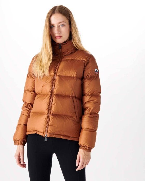 Jott New In Extreme Cold Quilted Down Jacket Caramel Cardiff