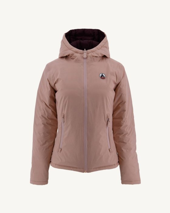 Jott New In Reversible Down Jacket Rose Pale/Aubergine Vienna