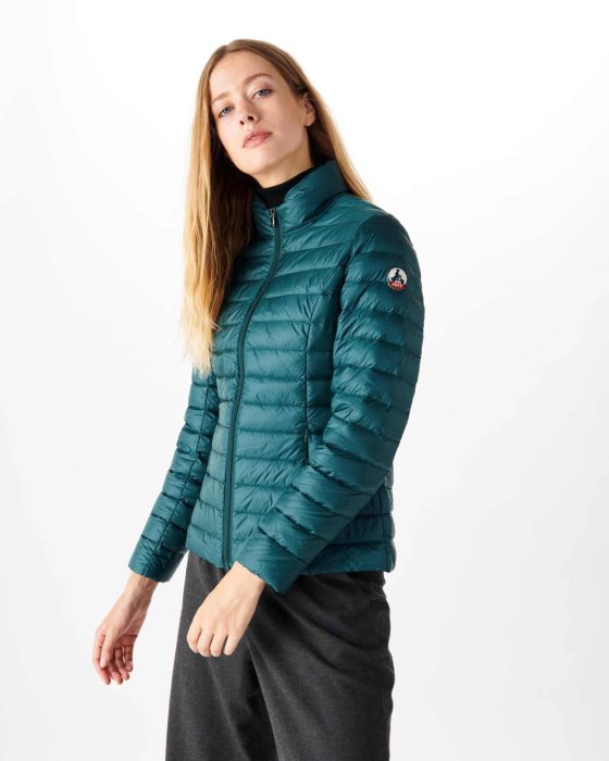 Lightweight Down Jacket Vert Fonce Cha Jott New In