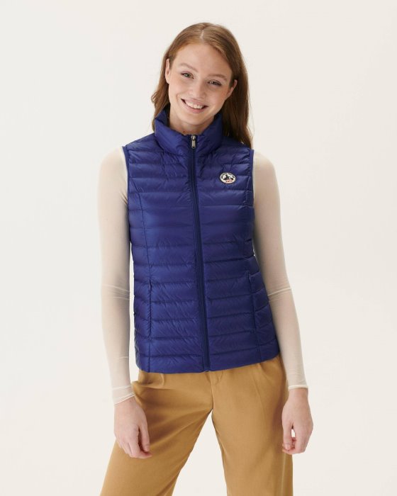 Jott New In Light Sleeveless Down Jacket Dark Denim Seda