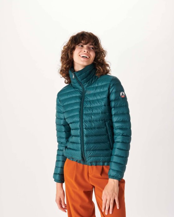 Lightweight Down Jacket Vert Fonce Louisa Jott New In
